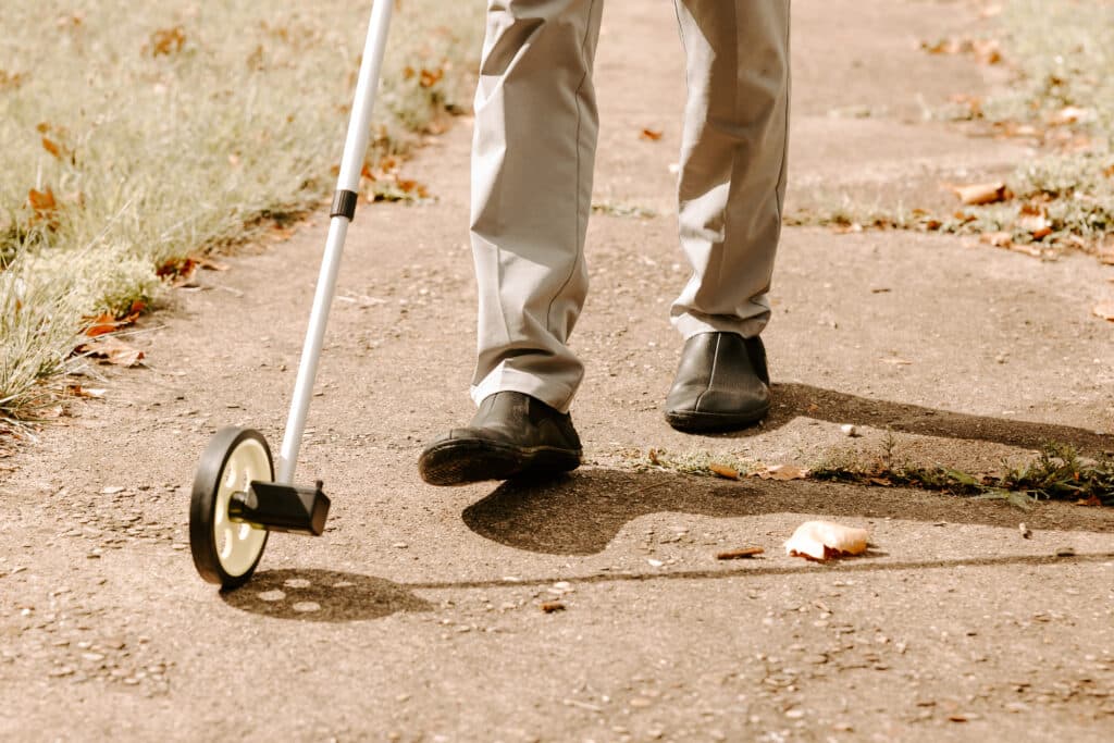 Mobile Physical Therapist - walking and measuring distance